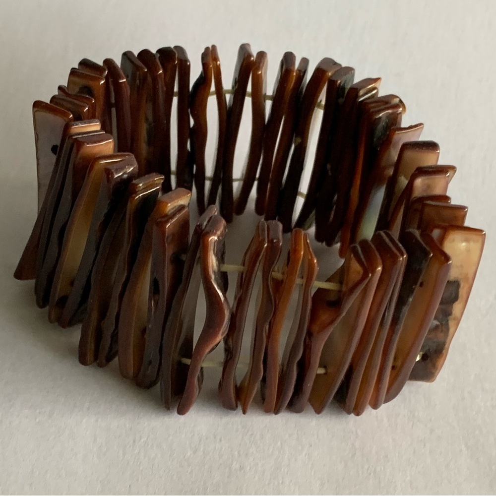 New vintage abalone shell cuff - bracelet